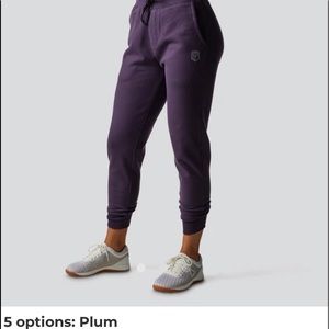Born Primtive NWT Female unmatched Joggers, Sold Out in Plum XS